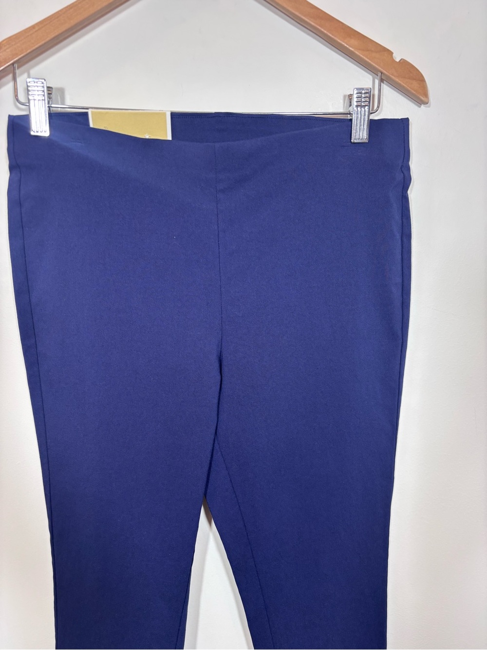 Michael Kors Super Skinny Pull On High Rise Ankle Dress Pant NWT Blue Medium - Picture 3 of 11